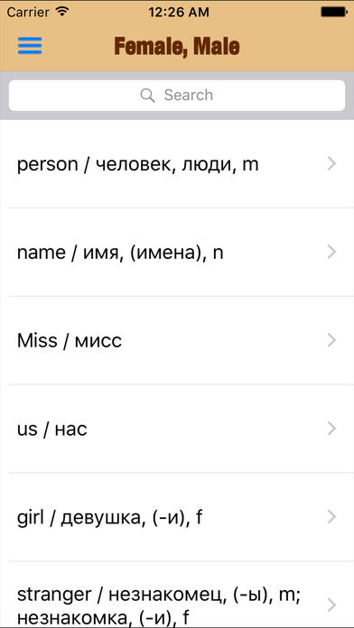Russian Flashcards - My Languages screenshot 2