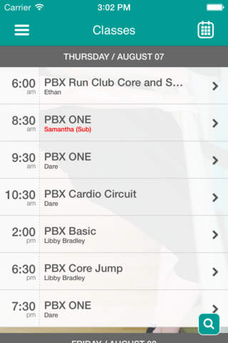 PBX pilates barre extreme screenshot 2