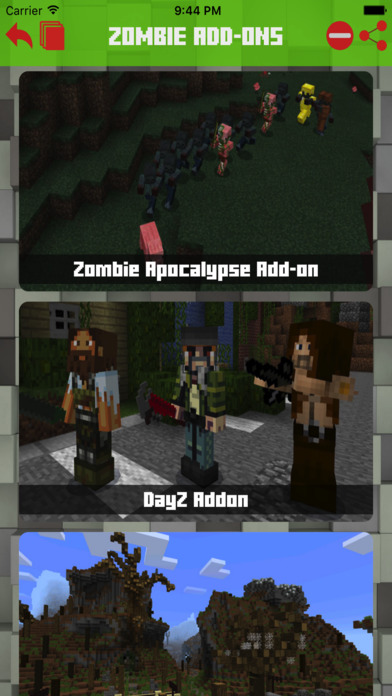 Zombie Addons Maps for Minecraft PE Pocket Edition screenshot 3