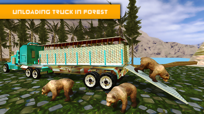 Off-road Animal Transport Truck Sim-ulator 2017 screenshot 3