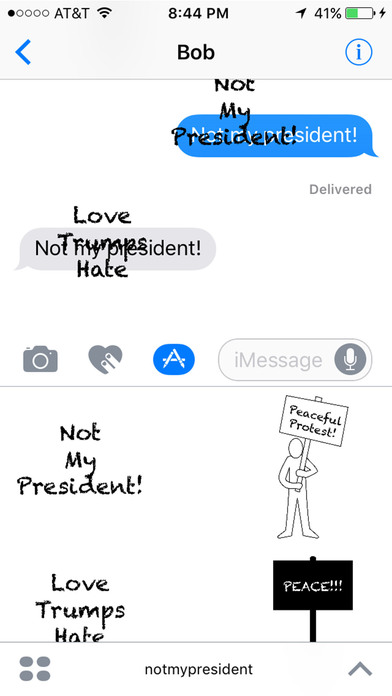 Not My President : Love Trumps Hate screenshot 3