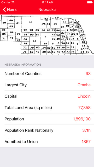 Nebraska License Plate Prefix Index screenshot 4