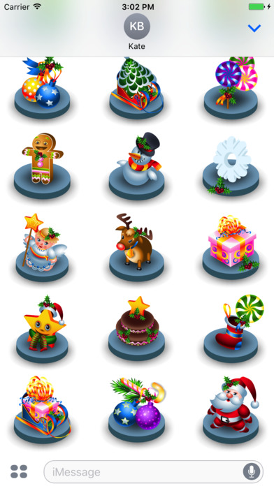 Christmas Fun Sticker Pack for Messaging screenshot 2