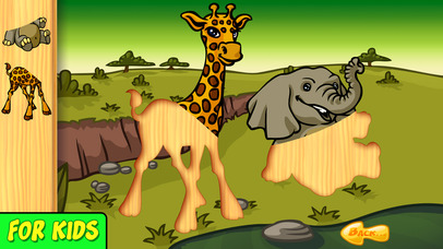 Baby Animals - Wooden Preschool Puzzle for Kids screenshot 4