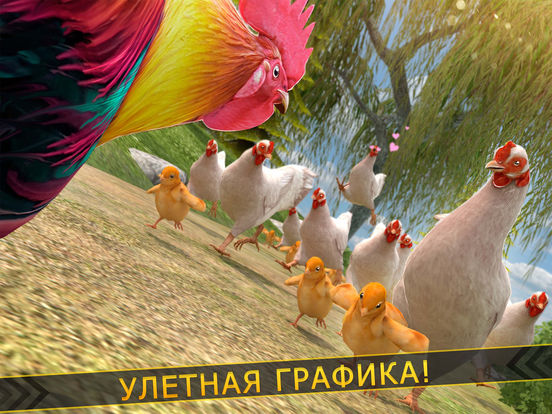 сумасшедшие гонки курица . Crazy Chicken Run для iPad