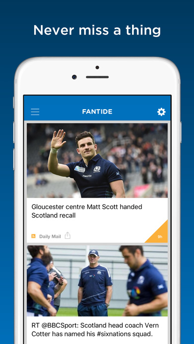 FanTide Scotland Rugby | News, fixtures, results screenshot 4