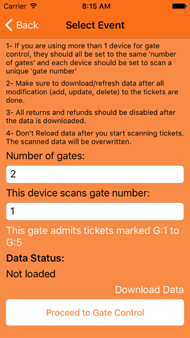 Ticketor Gate screenshot 3