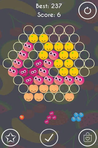Hex Match - Hexagonal Fruits Matching Game..…..… screenshot 4