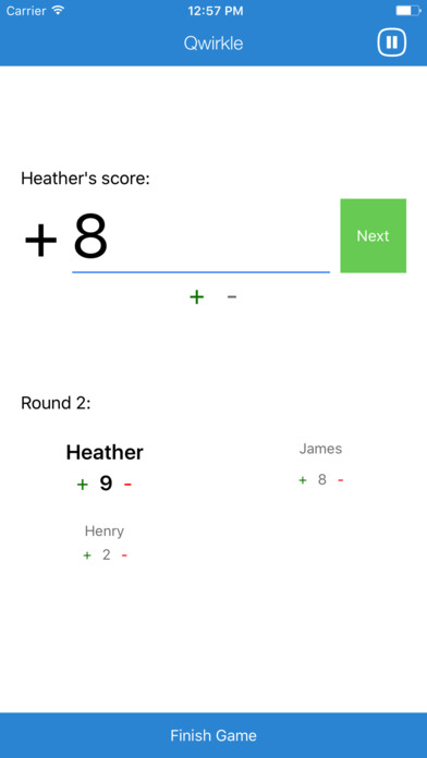 Scoreboard: Game Score Keeper screenshot 2