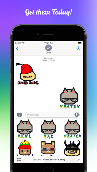 KewlZew - Animal Stickers & Emoji screenshot 3