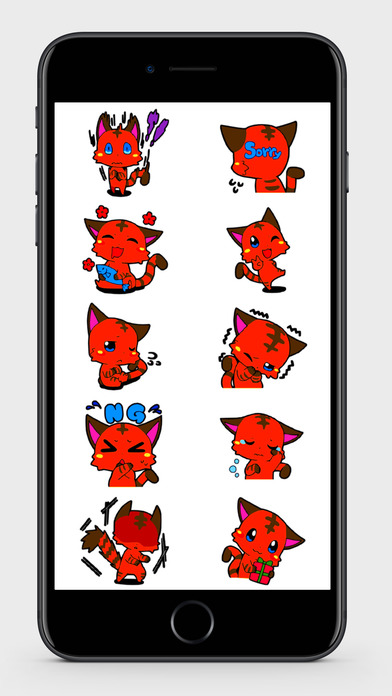 Devil Cat Stickers screenshot 3