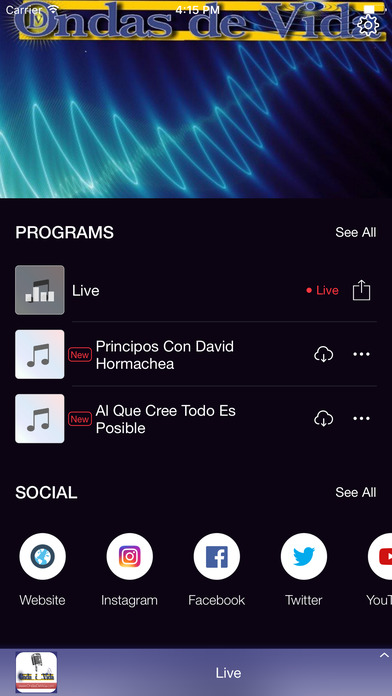Ondas de Vida Radio screenshot 3