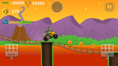 Ben Motobike Racing - 10 Worlds & Bikes screenshot 2