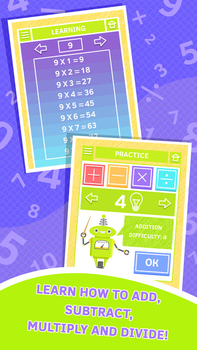 Math Master. Educational math games screenshot 2