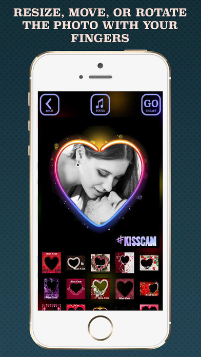 Kiss Cam video maker music screenshot 4