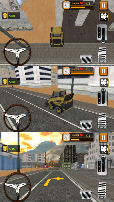 3D Construction Trucks Driver - City Builder Sim screenshot 2
