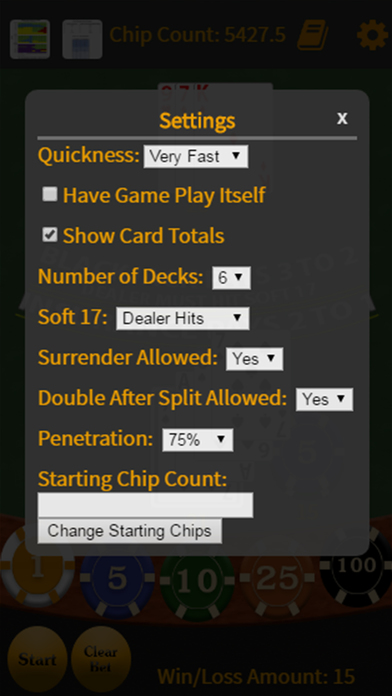 Card Counting Blackjack screenshot 4