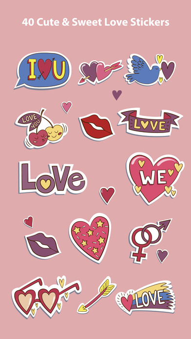 Love Emotion Stickers screenshot 2