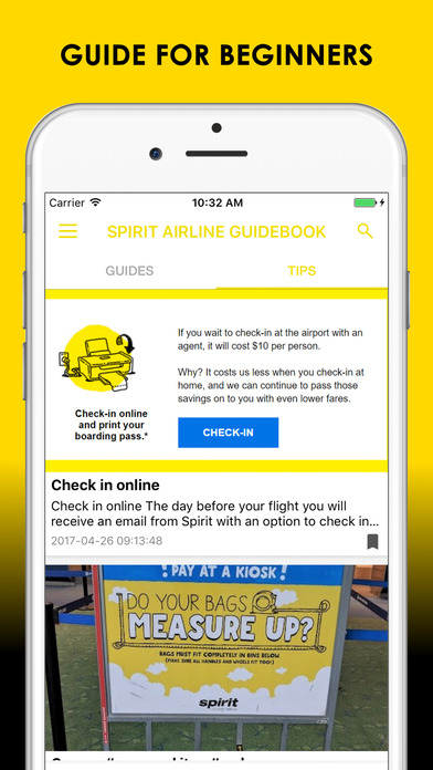 GuideBook for Spirit Airlines screenshot 2