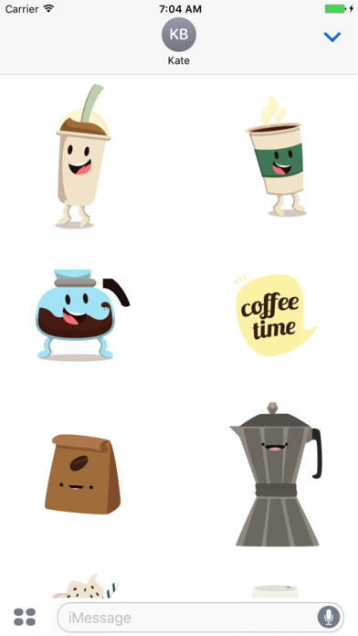 Coffee Time Emojis screenshot 2