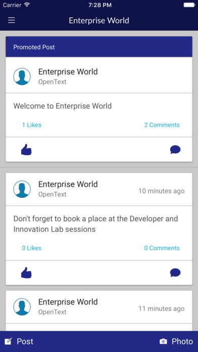 OpenText Enterprise World screenshot 2