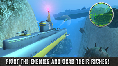 Pirate Submarine Driving Simulator 3D screenshot 3
