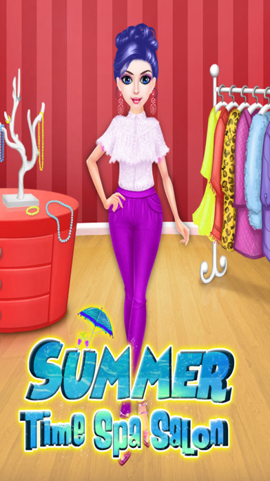 Summer Time Spa Salon Game screenshot 3