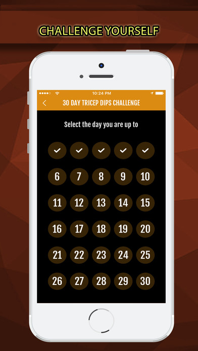30 Day Tricep Dips Challenge screenshot 2