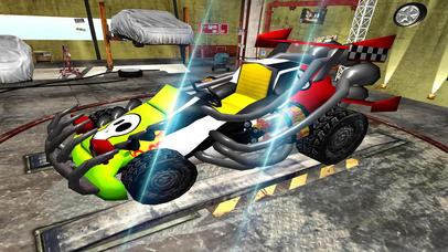 Whirlpool Toon Car Crash Racing 3D screenshot 2