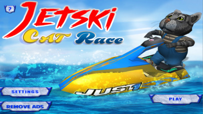 Jet Ski Cat Race screenshot 2