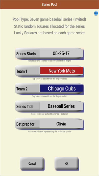 GameBet for Baseball GamePool screenshot 3