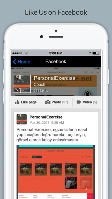 Personal Exercise screenshot 3