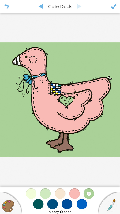 Cute Duck Coloring Drawing Book For Kids screenshot 2