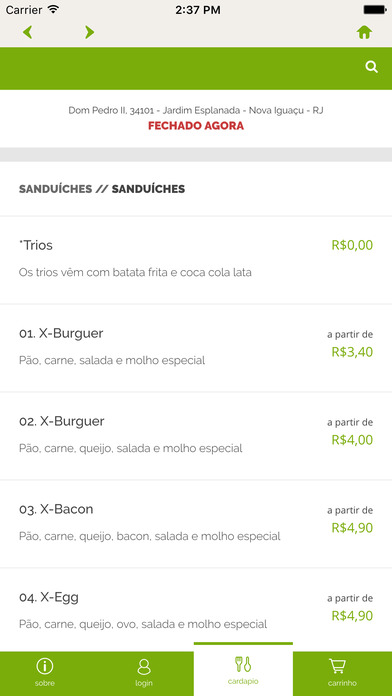 Hora do Lanche Delivery screenshot 3