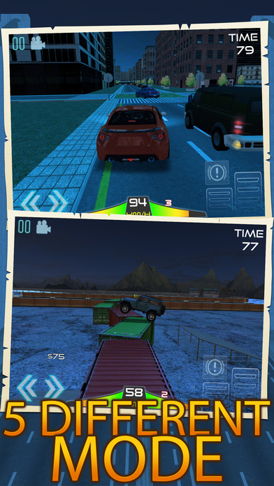 Sport Car Driving -Night Traffic Parking Simulator screenshot 2