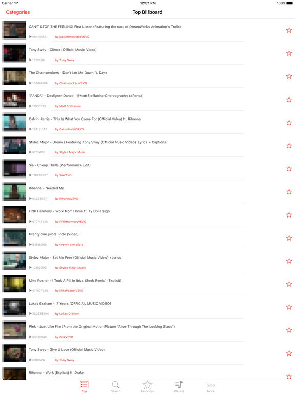 Screenshots of Free Music - Unlimited Songs Player For YouTube for iPad