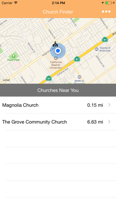 Church Finder - Locate Christian Churches Near you screenshot 2