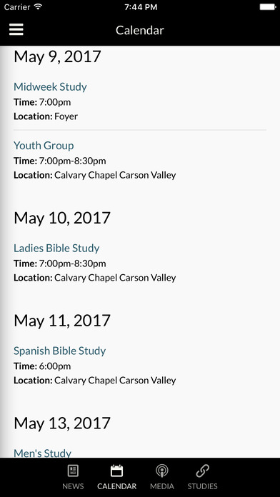 Calvary Chapel Carson Valley - Gardnerville, NV screenshot 4