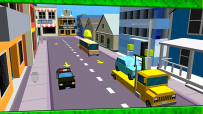 Blocky Truck Driving Simulator screenshot 3