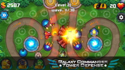 Tower Defense Galaxy Commander screenshot 3
