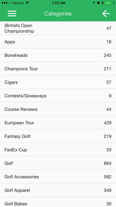 Hooked on Golf Blog screenshot 4
