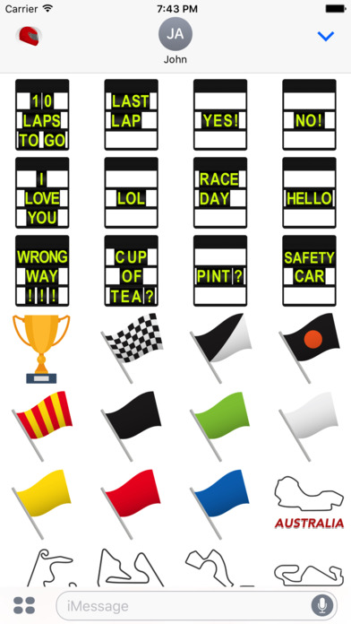 Formula GP Stickers screenshot 4