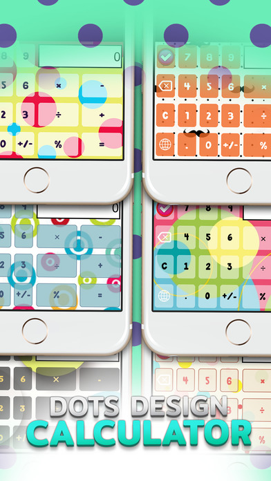 Calculator Dots Wallpapers Colorful Keyboard Theme screenshot 2