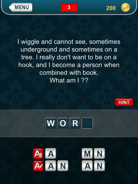 Screenshots of What am I? - riddles for iPad