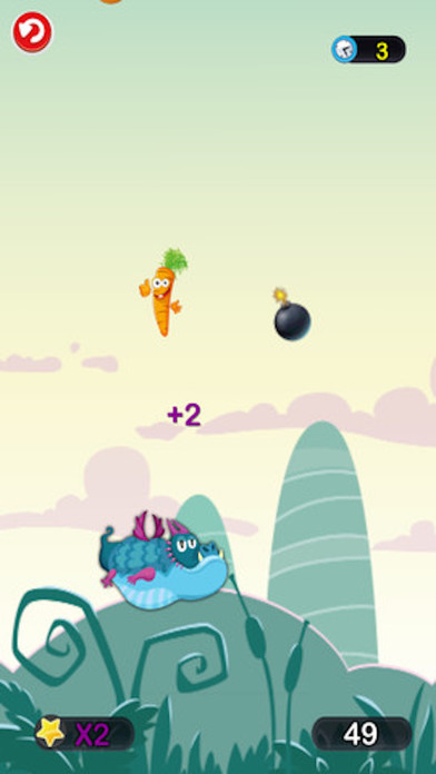 Fruit Fall - Feeding the Dragon screenshot 2
