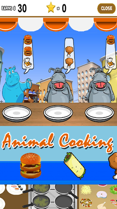 Animal Cooking Games Hippo Story Food screenshot 2