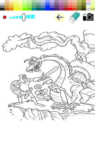Coloring Book For Kids Knight of Chaos screenshot 2