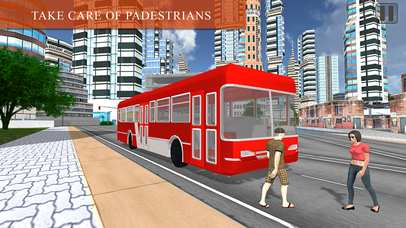 City Coach Bus Driving Simulator Pick & Drop Duty screenshot 3