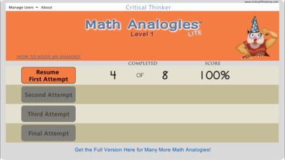 Math Analogies™ Level 1 (Lite) screenshot 4