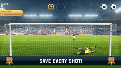 Screenshots of Flick Kick Goalkeeper for iPhone